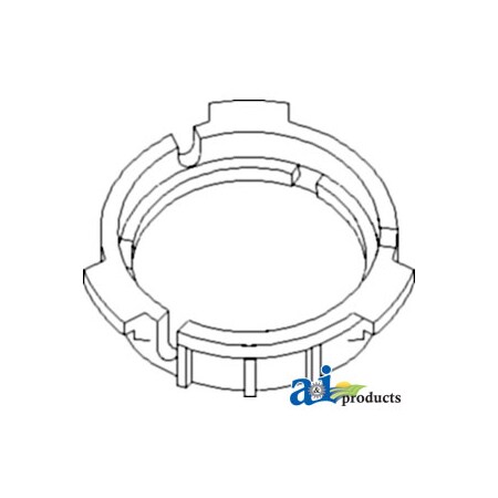A & I Products Bearing Ring, For Guard Size PG20 late 5" x5" x2" A-W139178